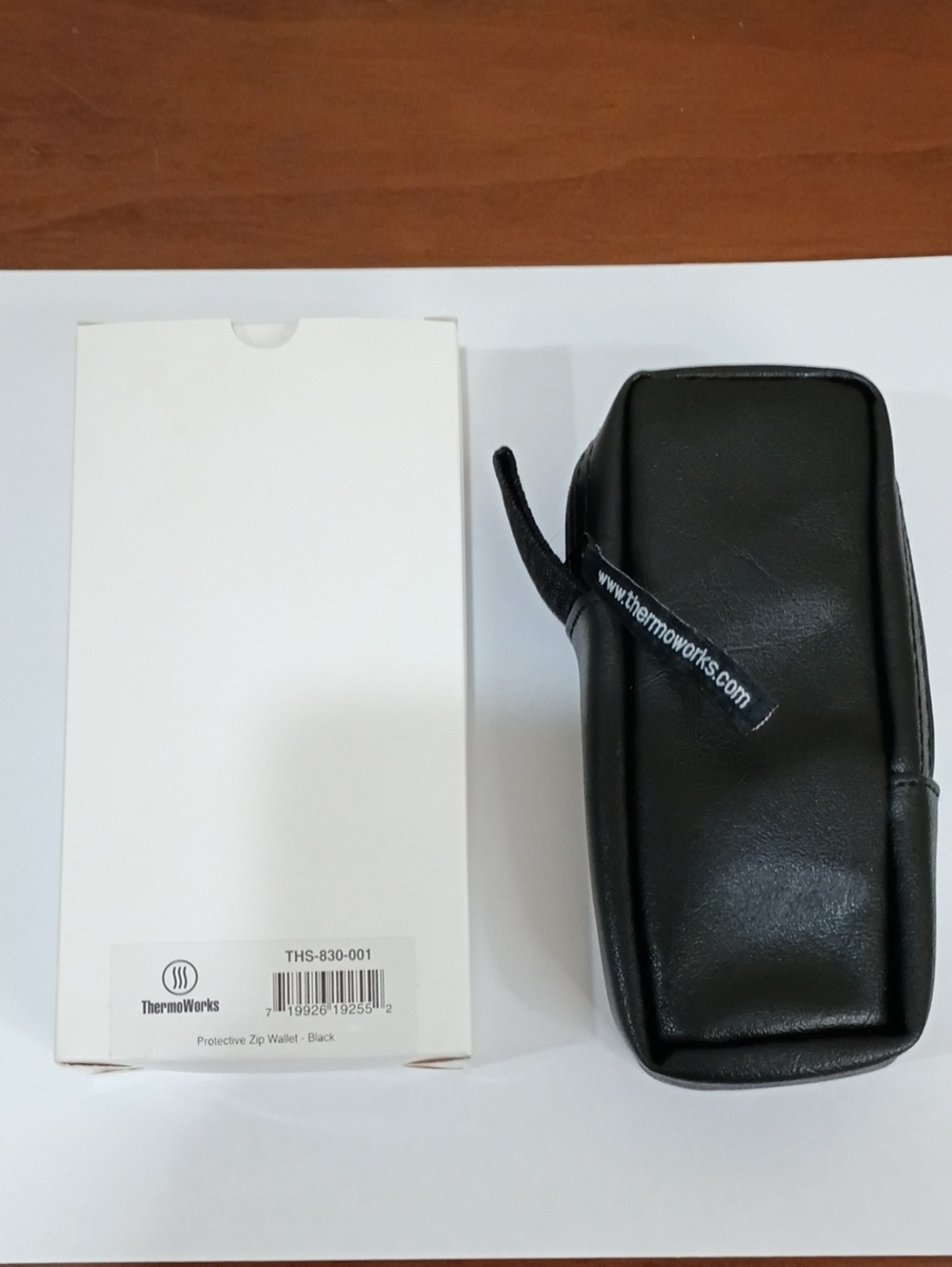 ThermoWorks Black Protective Zip Wallet - New!